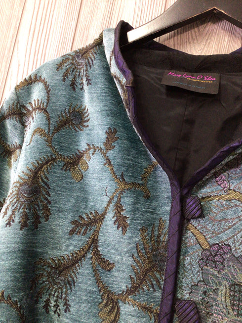 Mary Lynn O'Shea chenille jacquard Jacket Size Small-Petite